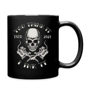 Tattoo Inked Ink Tattoo Saying Cooler Saying - Full Colour Mug - black - Right