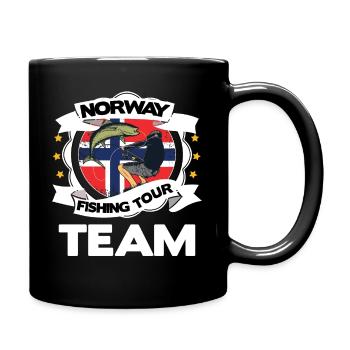 norvège Angel tour team - Mug uni - noir - Droite