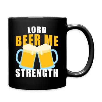 Lord Beer Me Strength Homebrew - Mug uni - noir - Droite