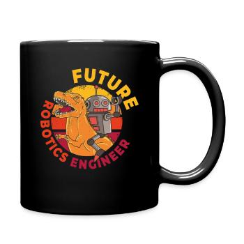 Future Robotics Engineer Robot Boys - Full Colour Mug - black - Right