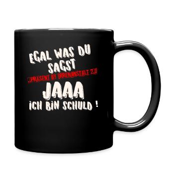 ICH BIN SCHULD - Tasse einfarbig - Schwarz - Rechts