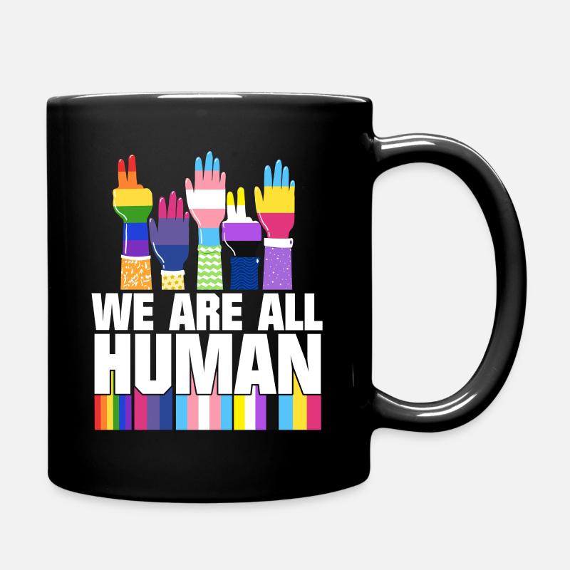 Mignon LGBTQ fierté - Mug uni - noir