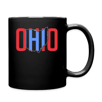Ohio Cleveland Amérique Cincinnati Ohio State - Mug uni - noir - Droite