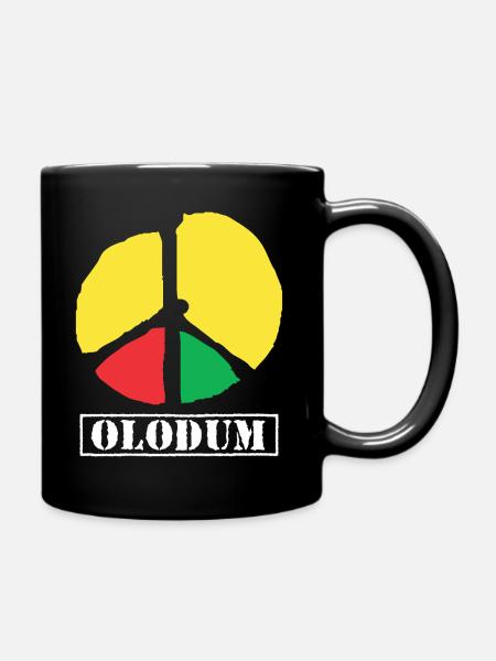 Olodum Signe de paix Carnaval brésilien - Mug uni - noir