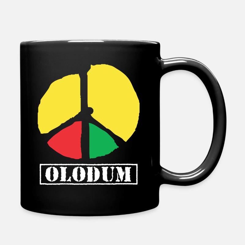 Olodum Friedenszeichen Brasilianischer Karneval - Tasse einfarbig - Schwarz