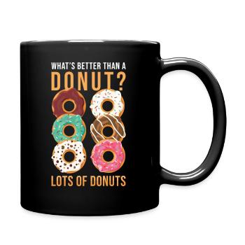 doughnut - Full Colour Mug - black - Right