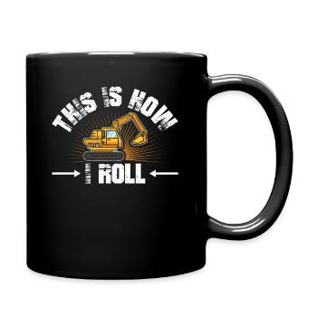 Excavator Excavator Excavator Operator Excavator Gift - Full Colour Mug - black - Right