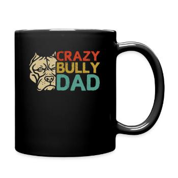 Cadeau de propriétaire de chien Bully Dad américain Bully - Mug uni - noir - Droite