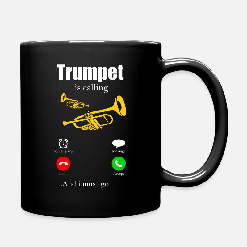 Trompette - Mug uni - noir