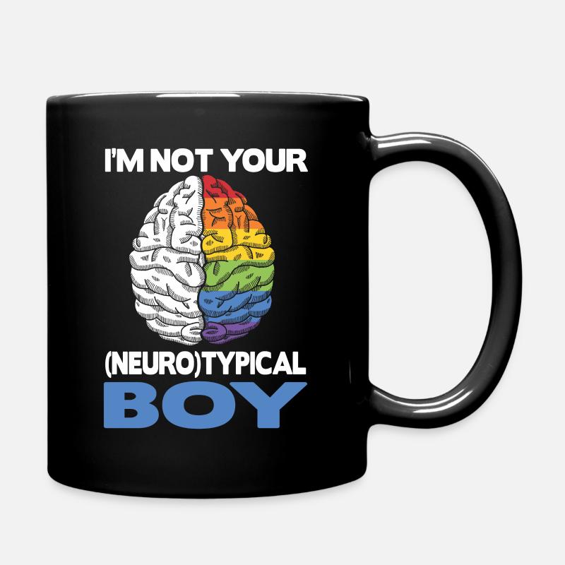 Neurodiversity Neurodiversität Autist Autismus - Tasse einfarbig - Schwarz