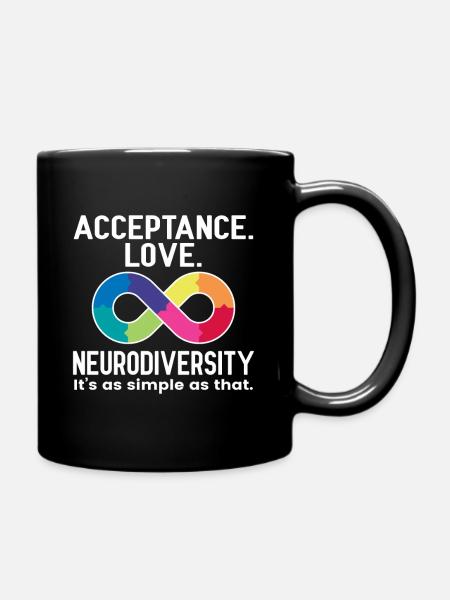 Neurodiversity Neurodiversité Autiste Autisme - Mug uni - noir