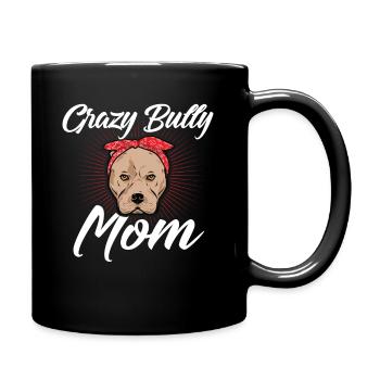 Cadeau de propriétaire de chien américain Bully Mom Bully - Mug uni - noir - Droite