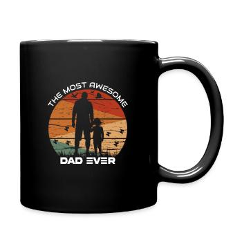 Le papa le plus génial jamais drôle fête des pères - Mug uni - noir - Droite