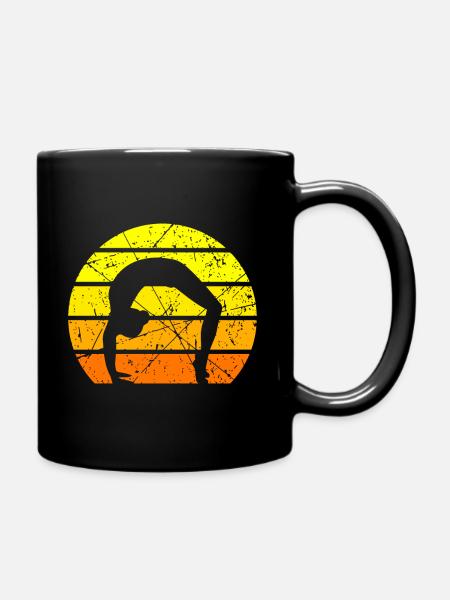 Gymnastique gymnastique gymnastique sportive - Mug uni - noir