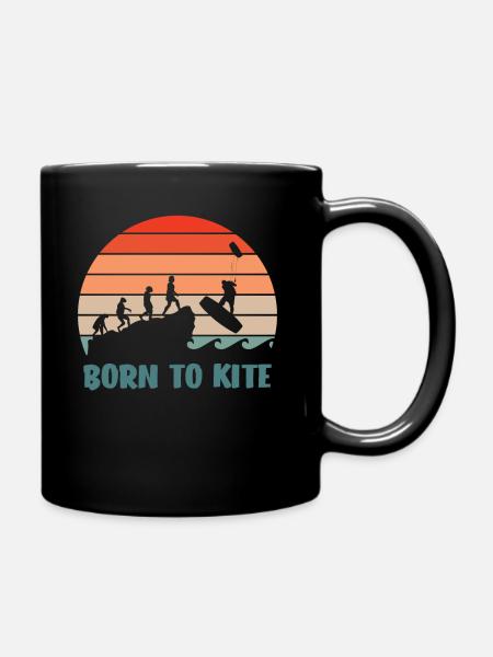 Kitesurf Kitesurf Kiteboardfer surfer - Mug uni - noir