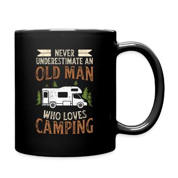 Campeurs - Mug uni - noir - Droite