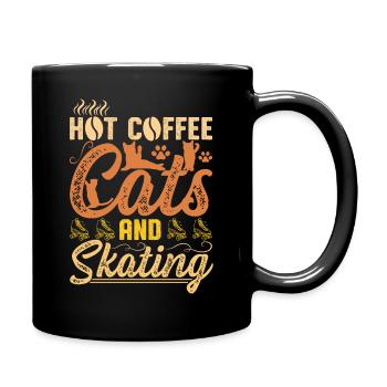 Roller skate gift roller skaters - Full Colour Mug - black - Right