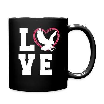T-shirt Hawk pour femme - Mug uni - noir - Droite