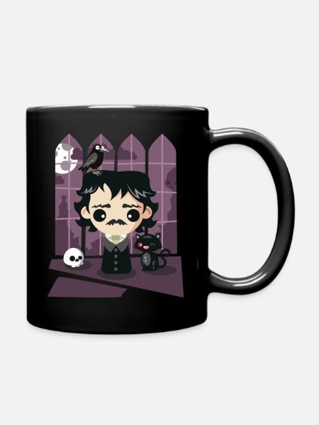 La maison d’un Poe-t’s damned - Mug uni - noir