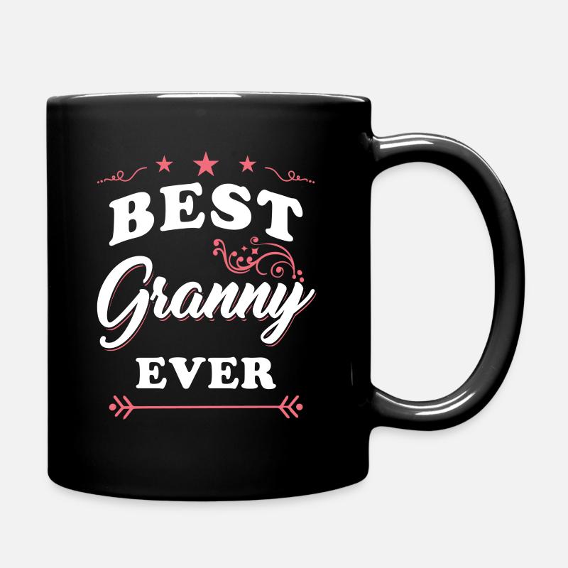 Granny - Tasse einfarbig - Schwarz