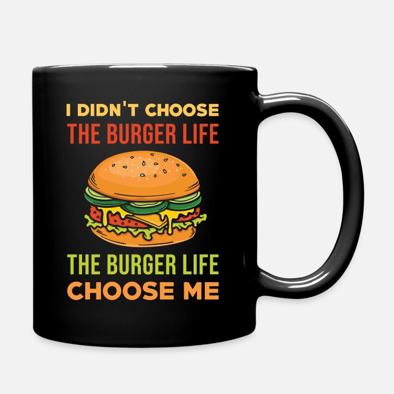 Burger Vie - Mug uni - noir