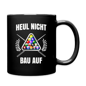 Billard - Tasse einfarbig - Schwarz - Rechts