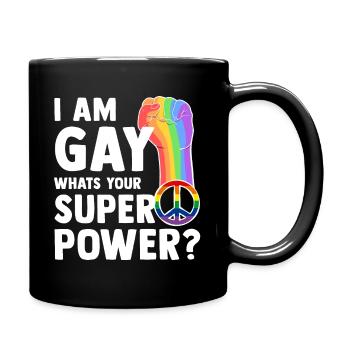 LGBT - Tasse einfarbig - Schwarz - Rechts
