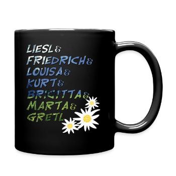 Von Trapp siblings (Sound of Music) - Full Colour Mug - black - Right
