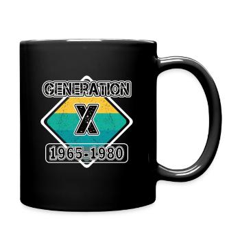 Naissance de la génération X 1965 - 1980 - Mug uni - noir - Droite