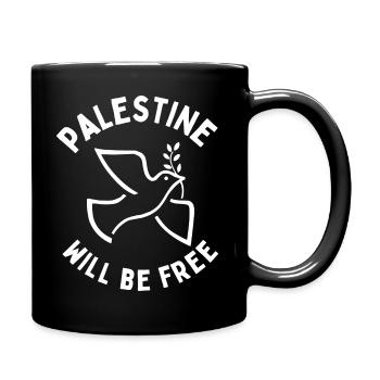Paix et amour Palestine libre BLM Guerre Paix Gaza - Mug uni - noir - Droite