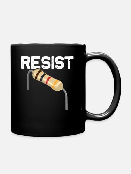 Drôle d’électricien jeu de mots - Mug uni - noir