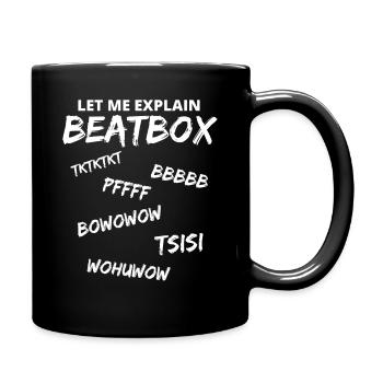 Beatbox / Beatboxing / Music / Beatbox battle Beat - Tasse einfarbig - Schwarz - Rechts