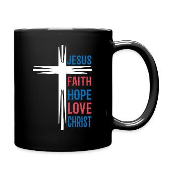 Jésus Croix Eglise Chrétiens Jésus - Mug uni - noir - Droite