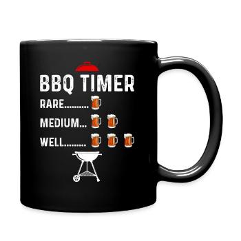 Grillen BBQ Grillmeister Barbecue Geschenk - Mug uni - noir - Droite