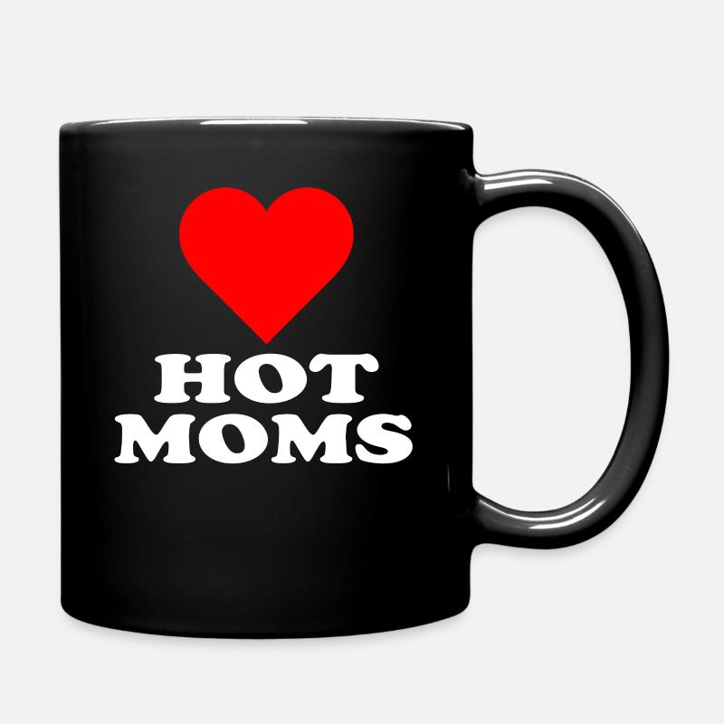 Love Hot Moms - Full Colour Mug - black