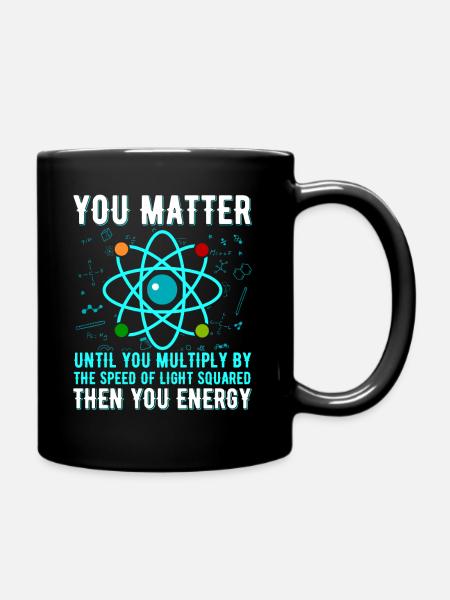 Physik Physiker Wissenschaft Chemie Geschenk - Ensfarvet krus - sort
