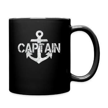 captain - Full Colour Mug - black - Right