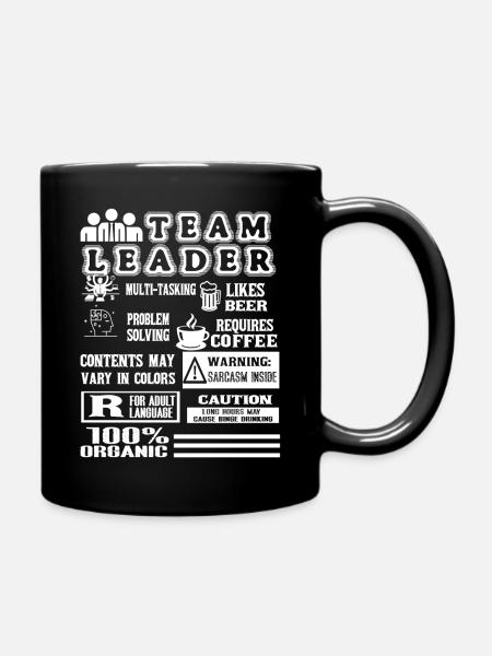 Travail de multitâche de chef d’équipe - Mug uni - noir