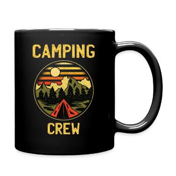 2021 Camping Crew Family Camper Road Trip Matching - Full Colour Mug - black - Right