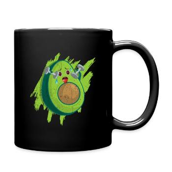 Avocado - Mug uni - noir - Droite