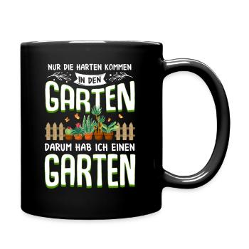 Garten - Tasse einfarbig - Schwarz - Rechts