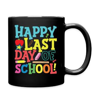 Last day of school - Full Colour Mug - black - Right