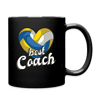Beach volley de beach volley coach coach de volley-ball - Mug uni - noir - Droite