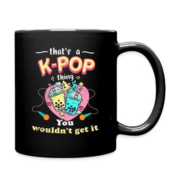K-Pop Tshirt cadeau Bubble Tea - Mug uni - noir - Droite