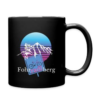Fohrradlberg ist Vorarlberg - Tasse einfarbig - Schwarz - Rechts