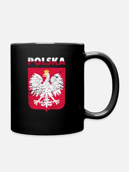 Pologne Polos Armoiries Aigles cadeau emblème - Mug uni - noir