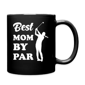 Best Mom by Par - Tasse einfarbig - Schwarz - Rechts
