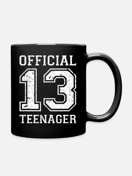 13 ans officiel - Mug uni - noir