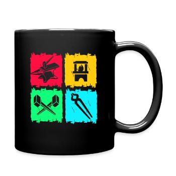 Blacksmith Anvil - Full Colour Mug - black - Right