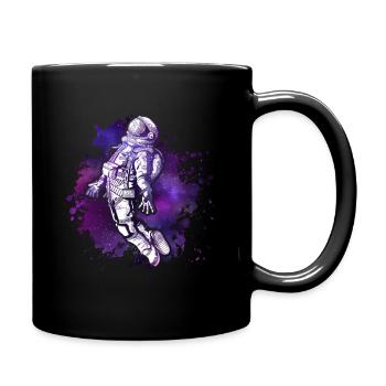 Astronaut Space Universe Cosmonaut - Full Colour Mug - black - Right